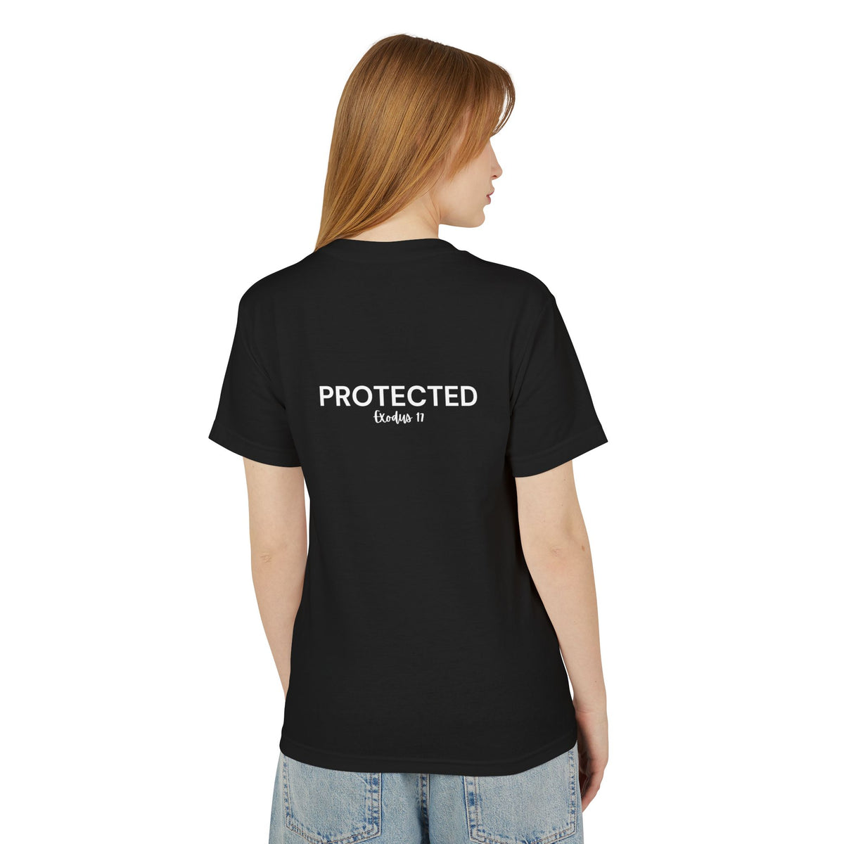 Protected Tee — White | Yahweh Nissi