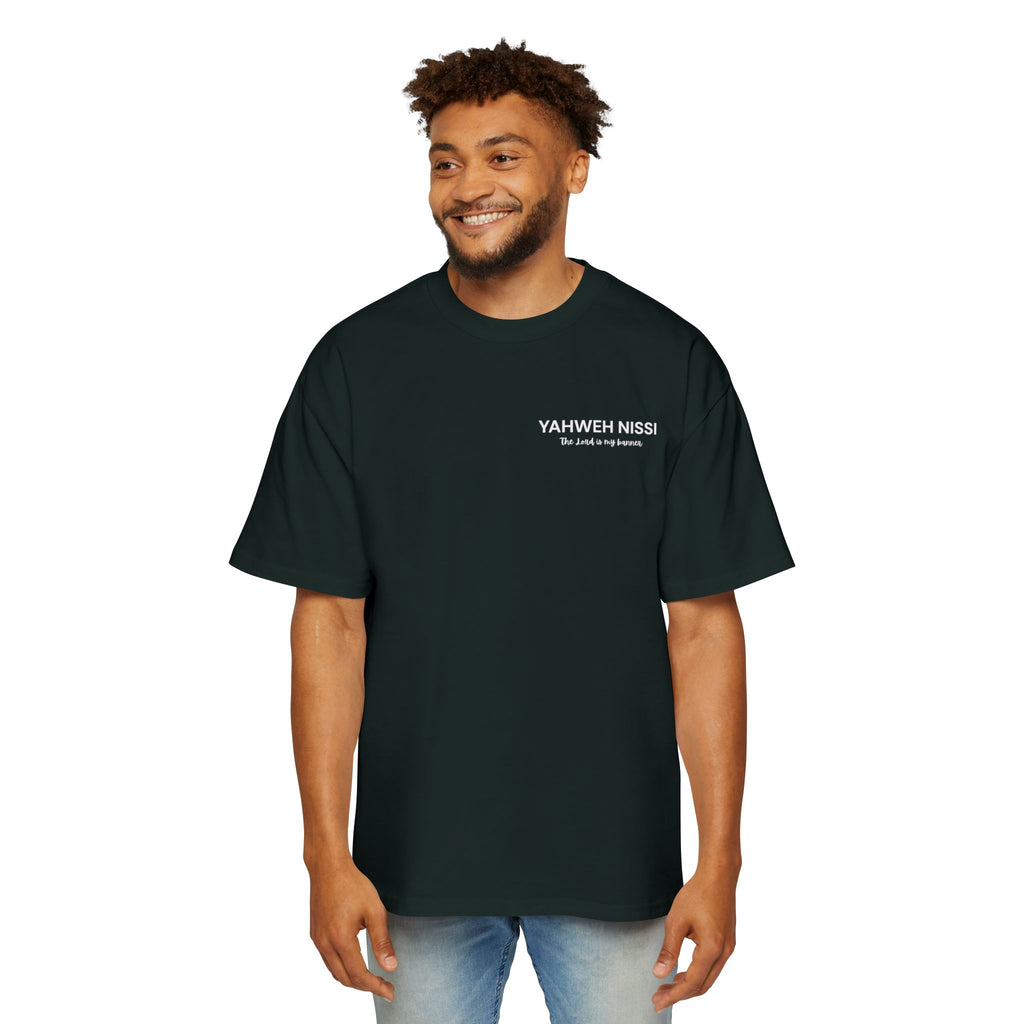 "Child of God" - White - Yahweh Nissi Oversized Tee