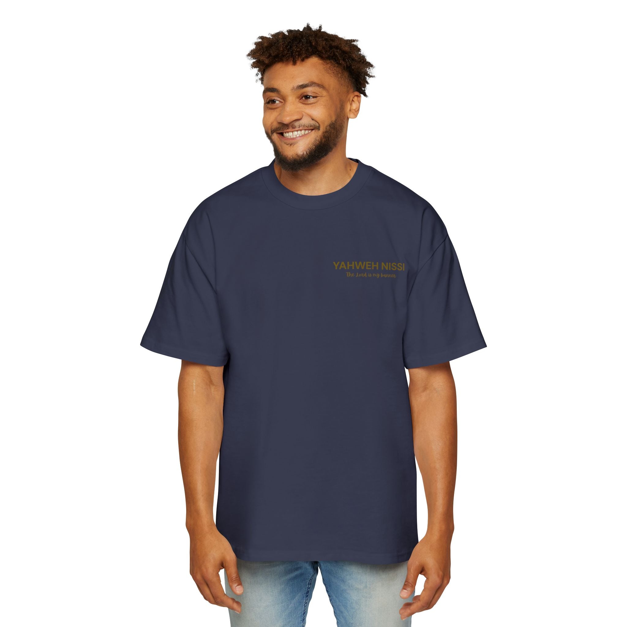 Child of God Gold - Yahweh Nissi Oversized Tee