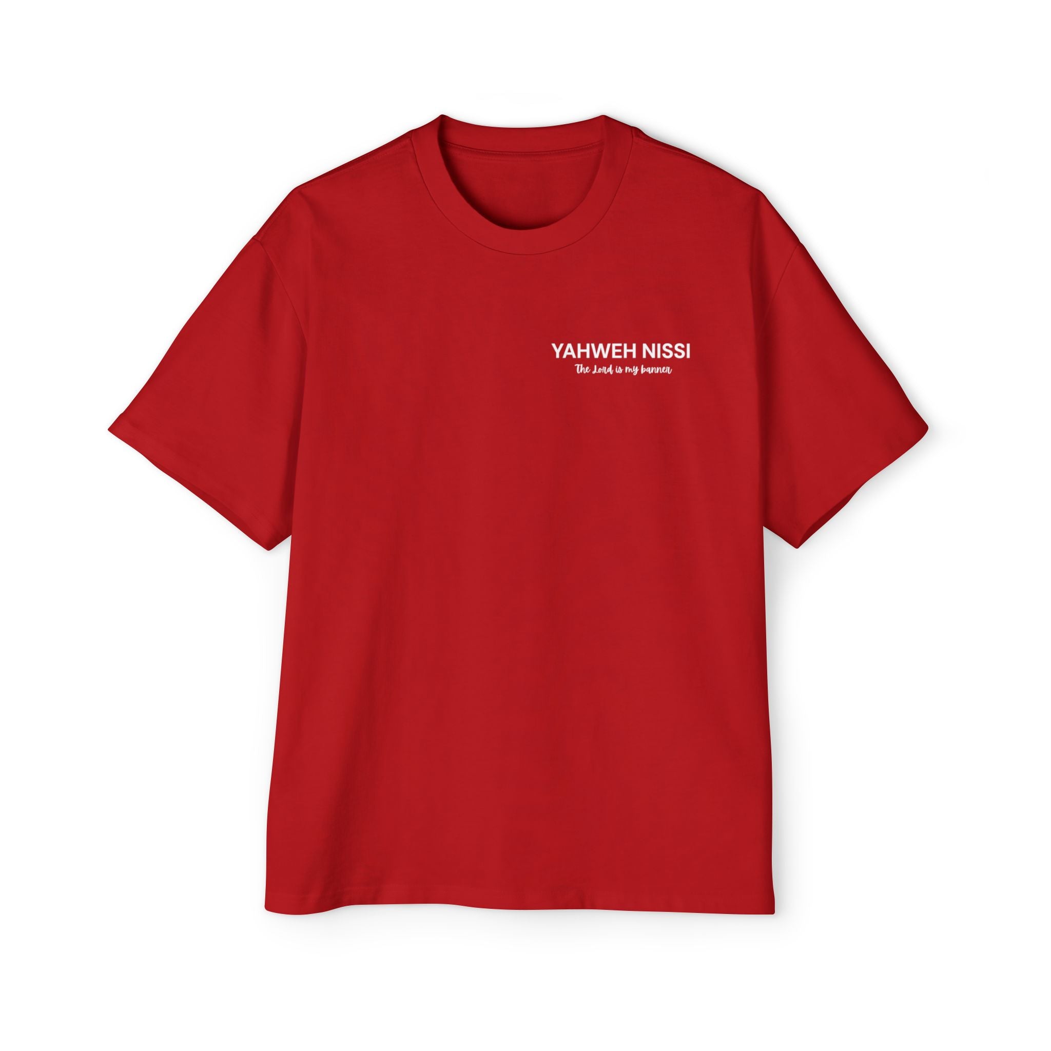 "Child of God" - White - Yahweh Nissi Oversized Tee