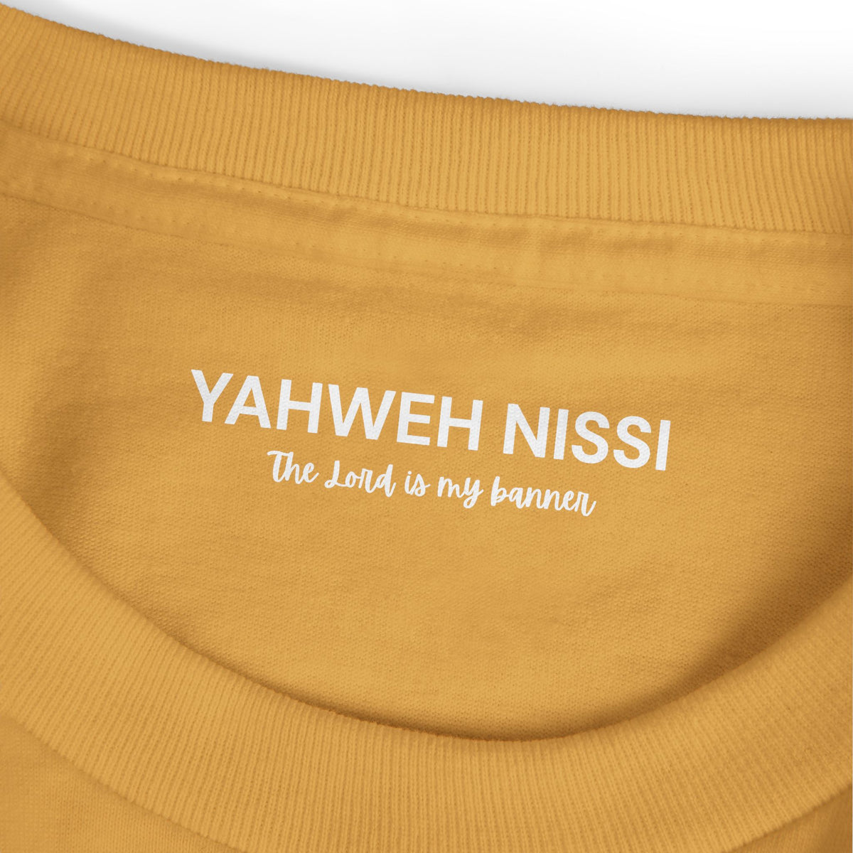 Protected Tee — White | Yahweh Nissi