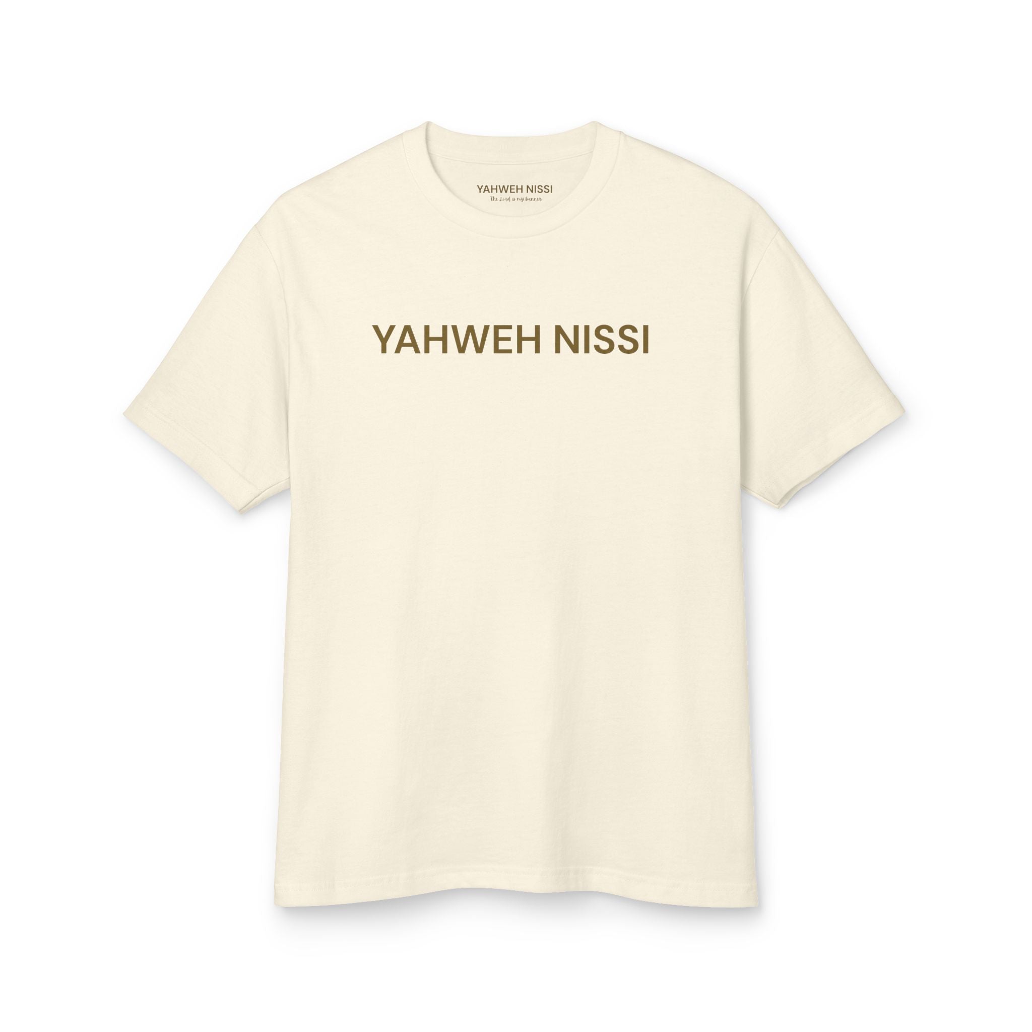 Protected Tee — Gold Embroidered Christian Graphic T-Shirt