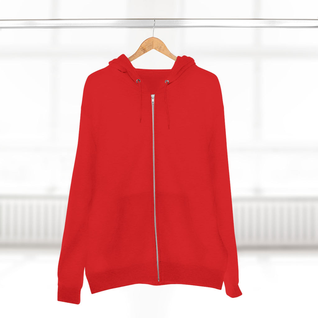 Yahweh Nissi Zip Hoodie — "The Lord Is My Banner"- White Collection - Christian Faith Pullover