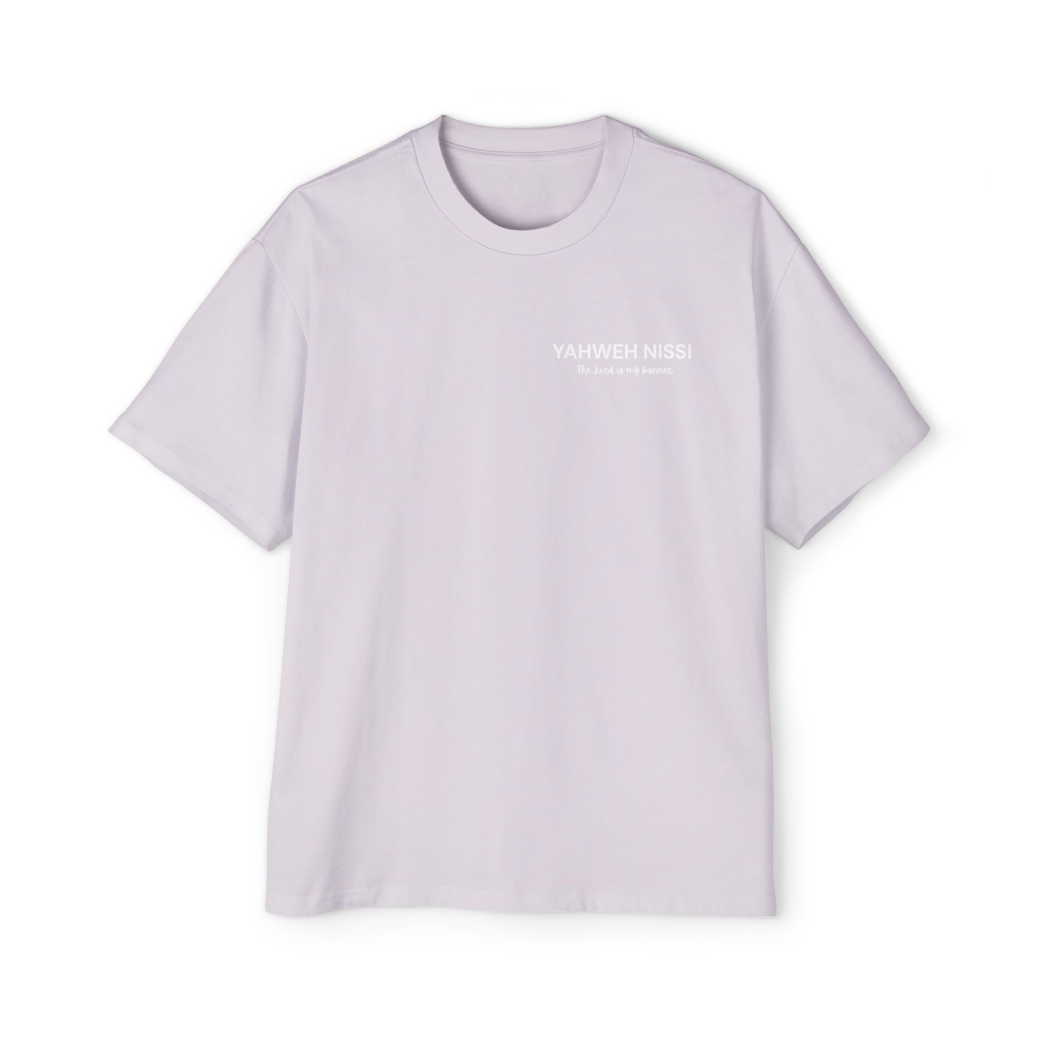 "Child of God" - White - Yahweh Nissi Oversized Tee