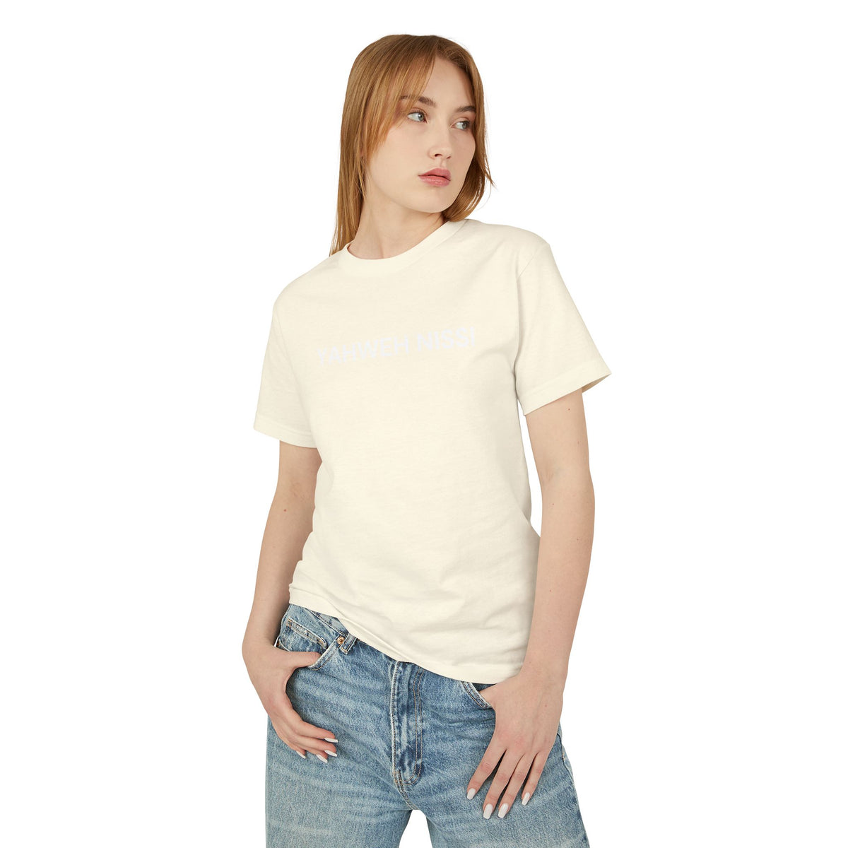 Protected Tee — White | Yahweh Nissi