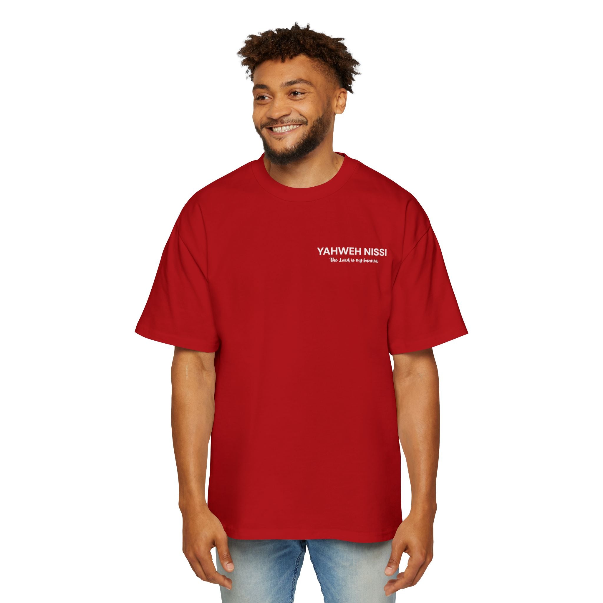 "Child of God" - White - Yahweh Nissi Oversized Tee