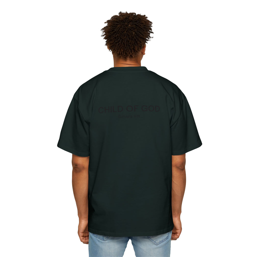 "Child of God" black - Yahweh Nissi Oversized Tee