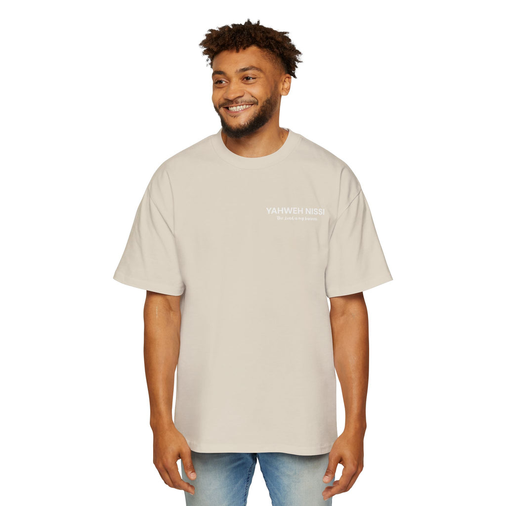 "Child of God" - White - Yahweh Nissi Oversized Tee