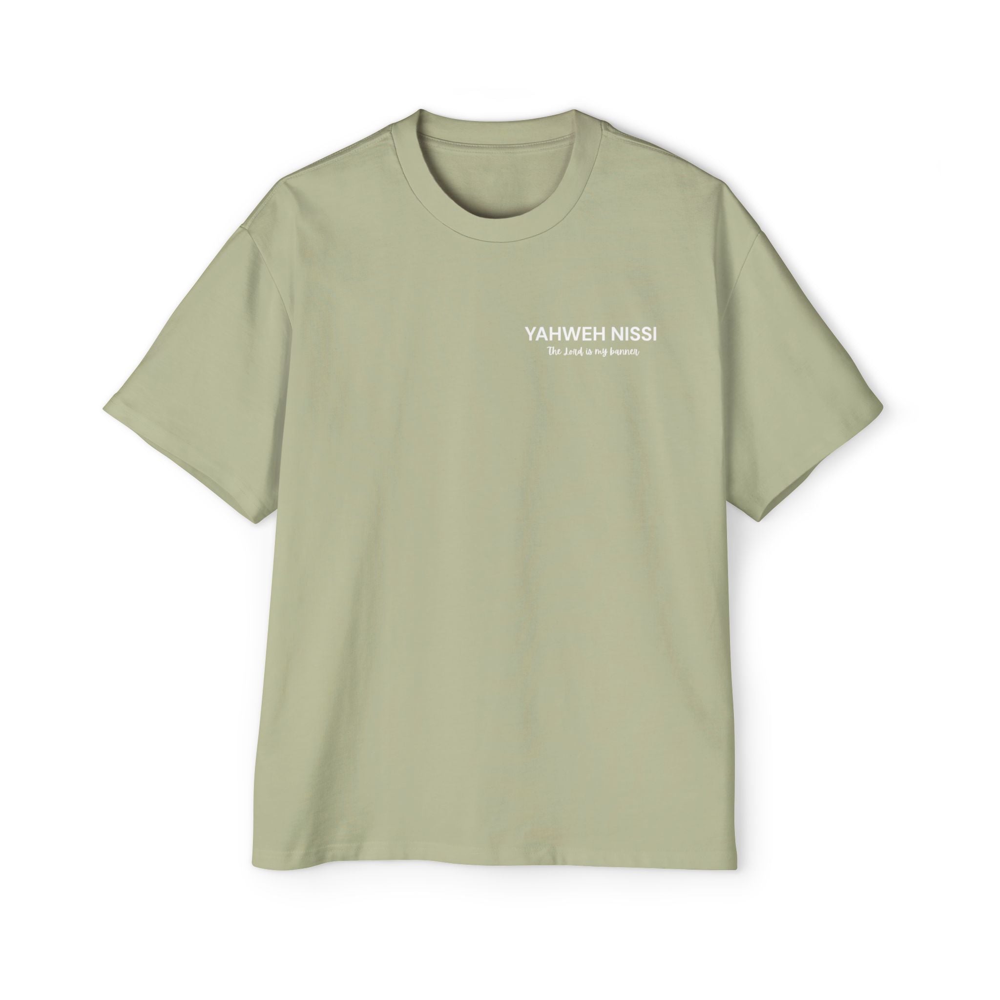 "Child of God" - White - Yahweh Nissi Oversized Tee