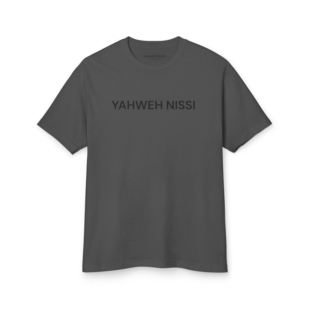 Protected Tee — Black Embroidered Christian Graphic T-Shirt