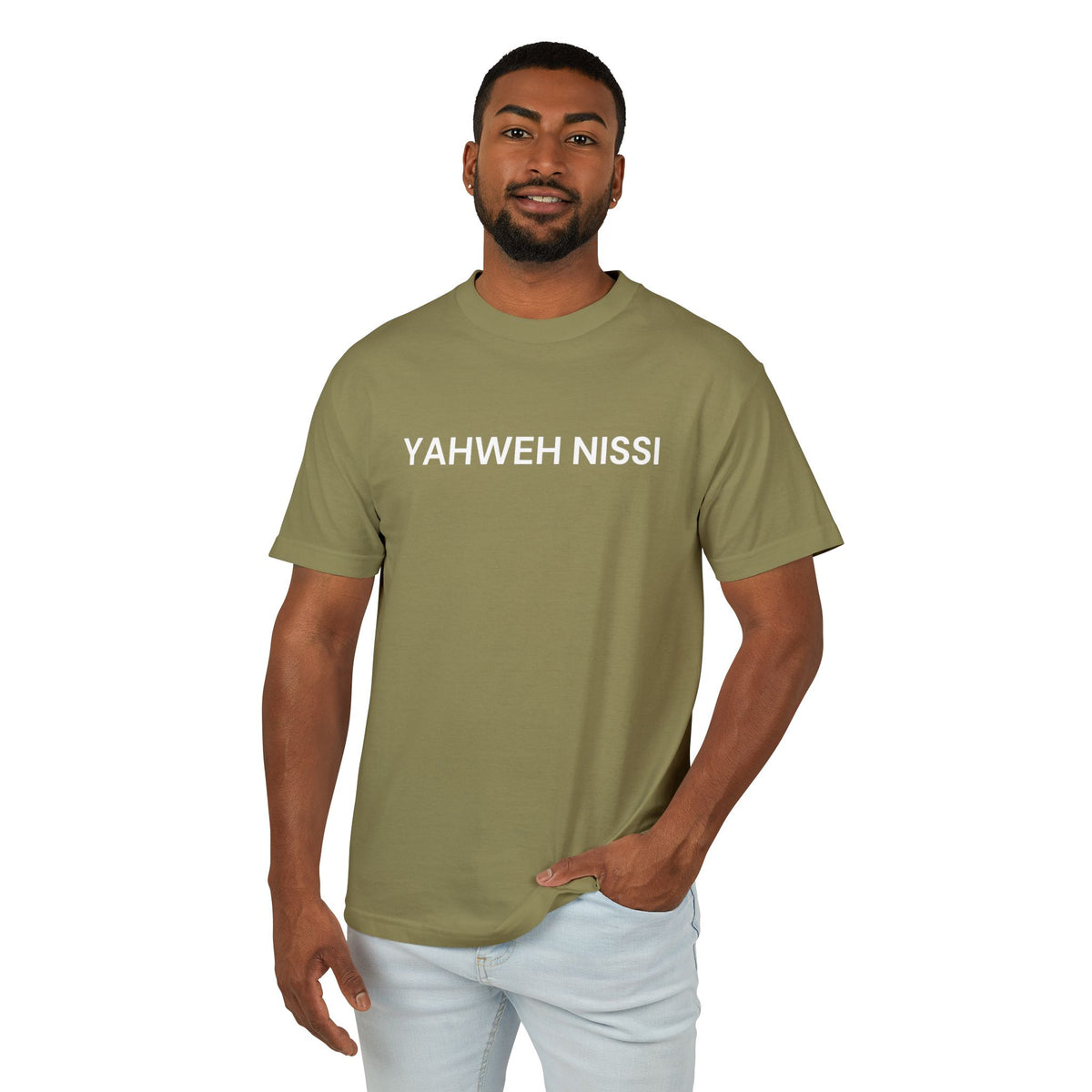 Protected Tee — White | Yahweh Nissi