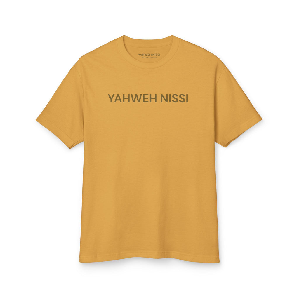 Protected Tee — Gold Embroidered Christian Graphic T-Shirt